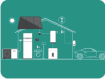 Illustration of a home energy management system